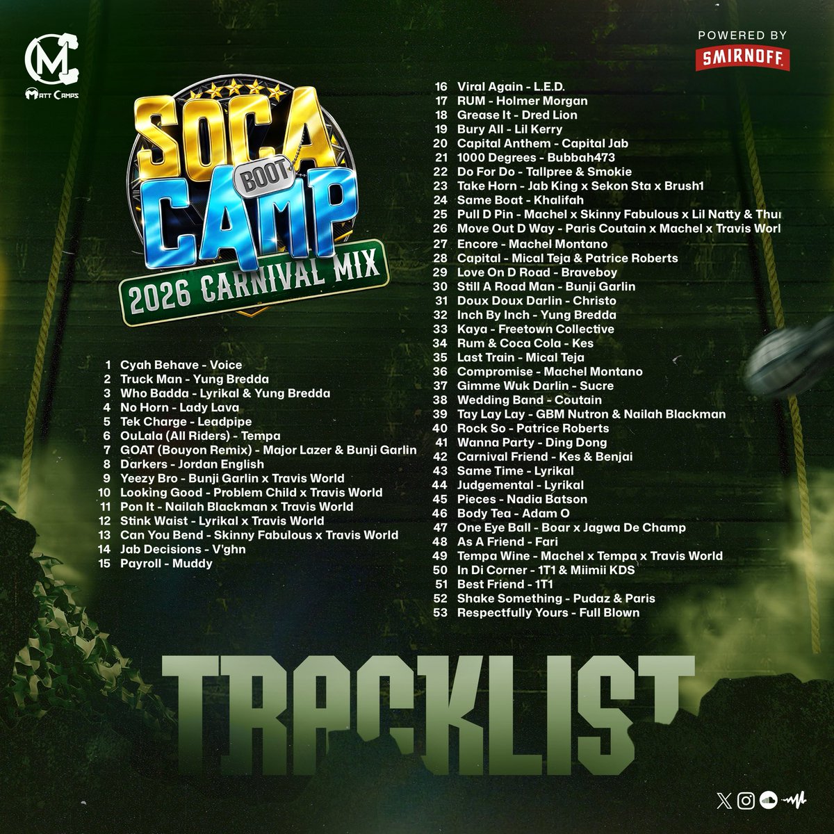 SOCA CAMP APRIL 3rd 🇯🇲 tweet media