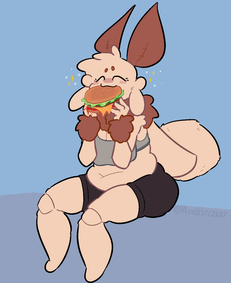 Azel83712687's tweet image. I was bored, so I fed Tina burgers
#oc #furry #moth