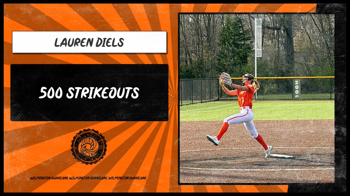 Congratulations to Wilmington’s career strikeout leader on her 500th Strikeout!