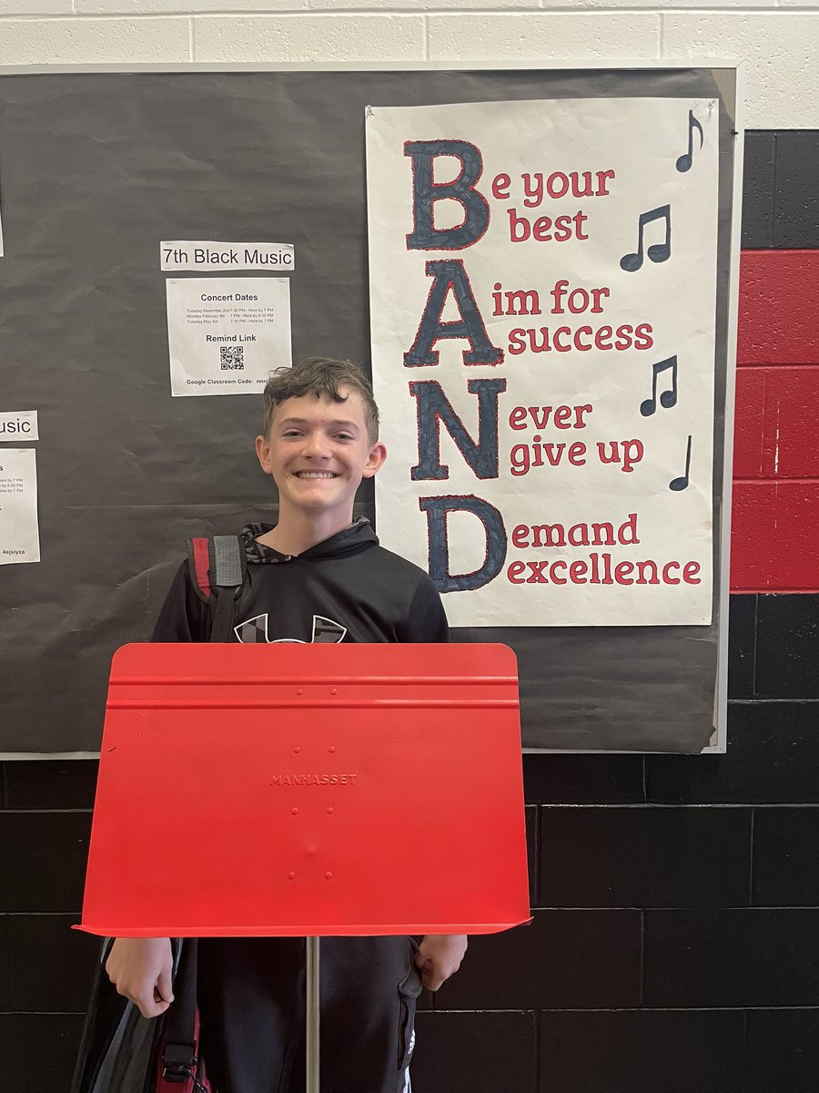 DavidCityMusic's tweet photo. Our first Musicians of the week are Caelan Olson in HS Band, Coulson Zrust in JH Band, Aaliyah Huerta in HS Choir and Abraham Martinez in 8th Grade Choir! Congratulations! https://t.co/GtVl3IOjf7
