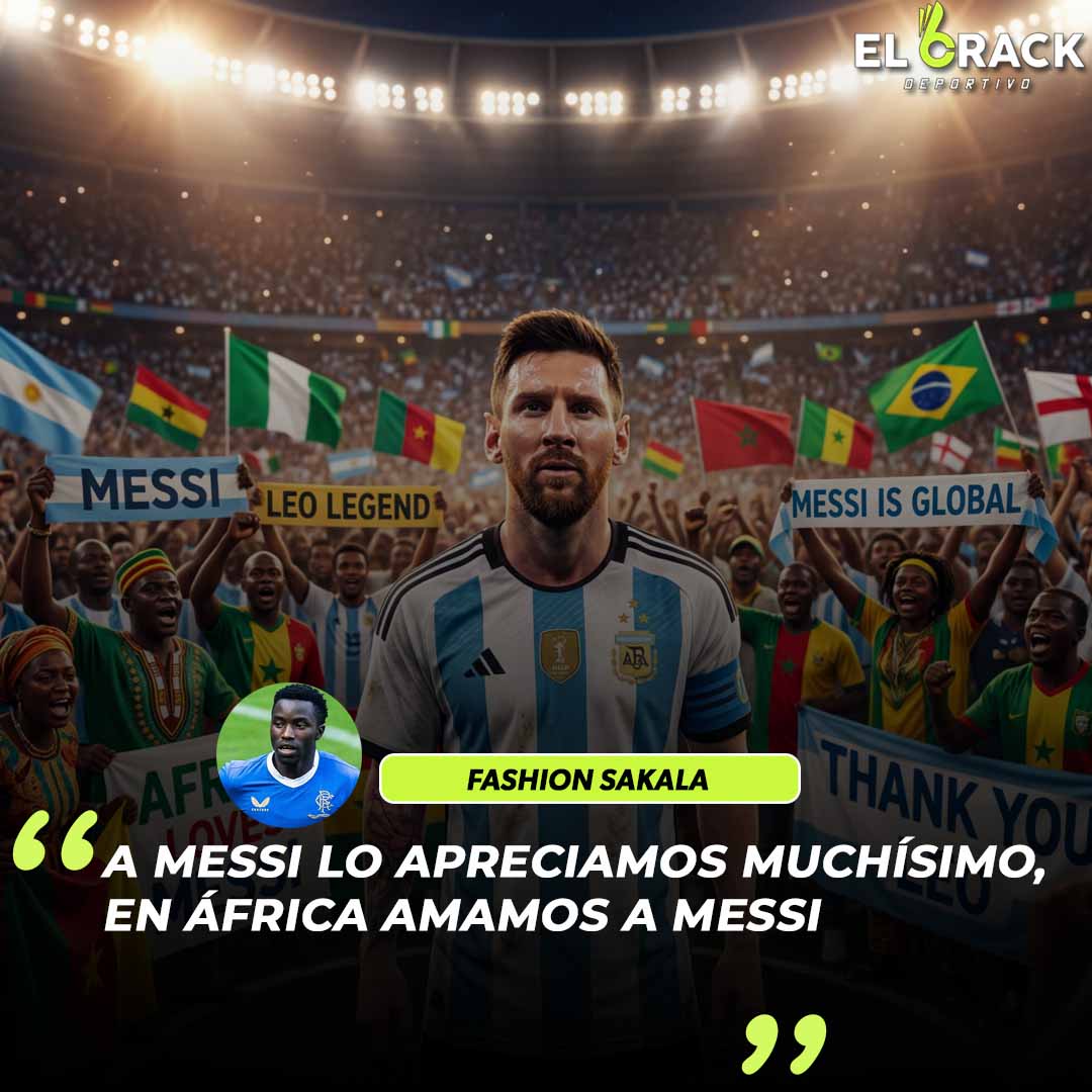 "𝗘𝗡 Á𝗙𝗥𝗜𝗖𝗔 𝗔𝗠𝗔𝗡 𝗔 𝗠𝗘𝗦𝗦𝗜" 😍🌍 𝗨𝗡𝗔 𝗩𝗘𝗥𝗗𝗔𝗗 𝗤𝗨𝗘 𝗘𝗠𝗢𝗖𝗜𝗢𝗡𝗔 𝗔𝗟 𝗠𝗨𝗡𝗗𝗢

En medio de la eterna comparación, Fashion Sakala eligió a su ídolo. Pero en sus palabras, también dejó algo mucho más grande que una simple preferencia.

🗣️
“Si me