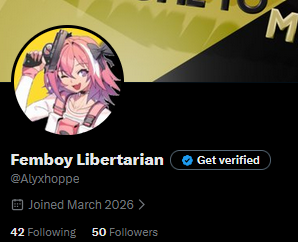 Femboy Libertarian tweet media