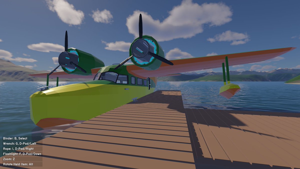 SkywardFM's tweet image. Lakehopper by Photon Games is in early access! After assembling our now very colorful seaplane we prepare for our first deliveries. #flightsim #indiegame #indiegames 
1/2