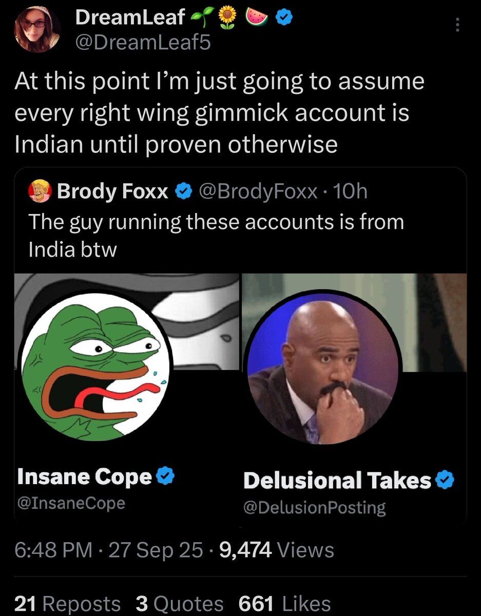 Insane Cope tweet media