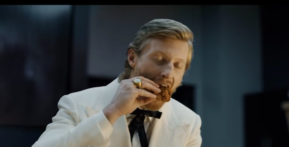 Spothe's tweet image. KFC Canada finally made it happen!!! A Kyle Connor KFC Meal? 😂🍗 Or is this an elaborate April Fools joke? #kfc #NHLJets