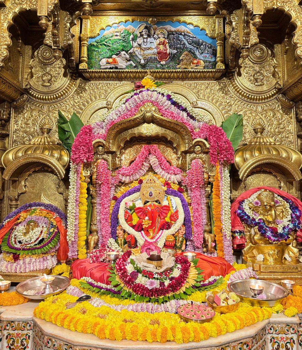 🙏गणपती  बाप्पा मोरया 🌺मंगलमूर्ती मोरया 🙏३१/०३/२०२६
🙏Ganapati Bappa Moraya 🌺 Mangalmurti Moraya  🙏 31/03/2026