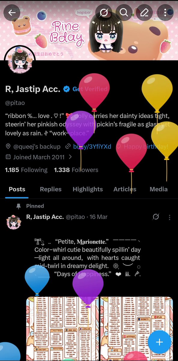 R, Jastip Acc. tweet media