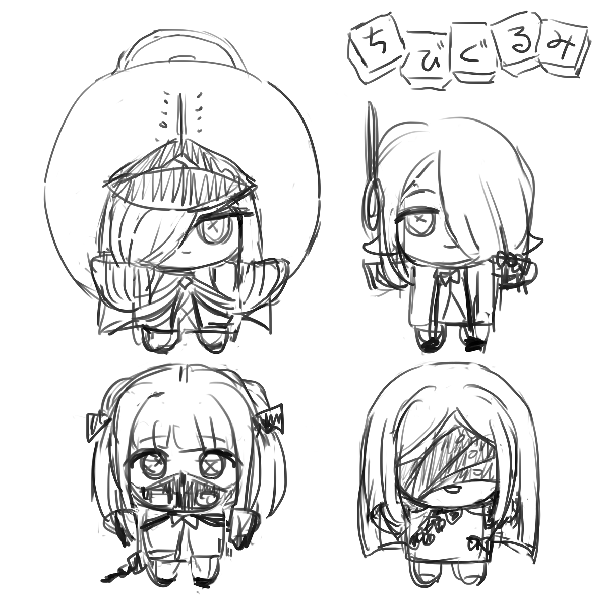 #今月描いた絵を晒そう 