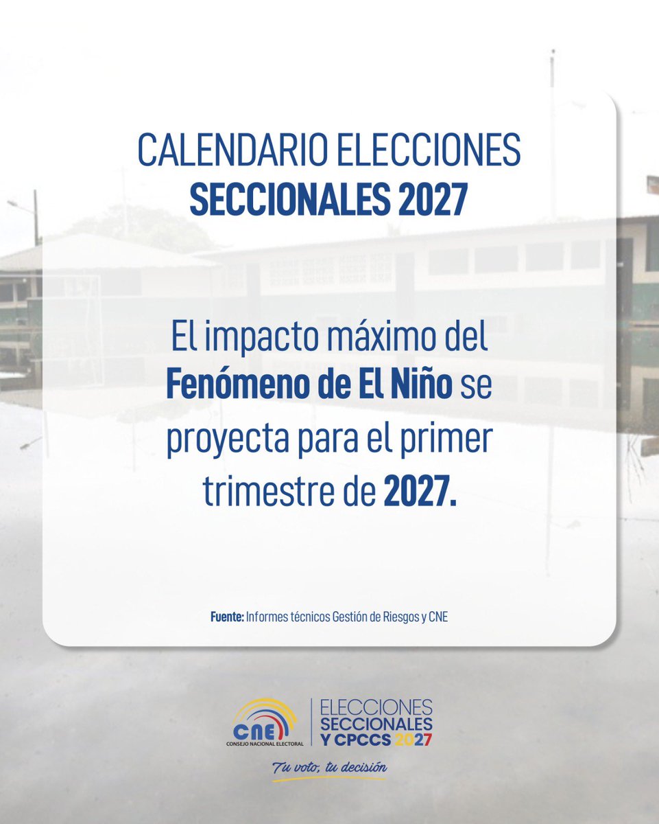 ¡Tu voto, tu decisión! ✅ | Sobre la base de informes técnicos, adoptamos decisiones que aseguran el óptimo desarrollo de la jornada electoral de las #Elecciones2027Ec 🗳️ y del #CPCCS, garantizando el ejercicio del sufragio de toda la ciudadanía. 🇪🇨