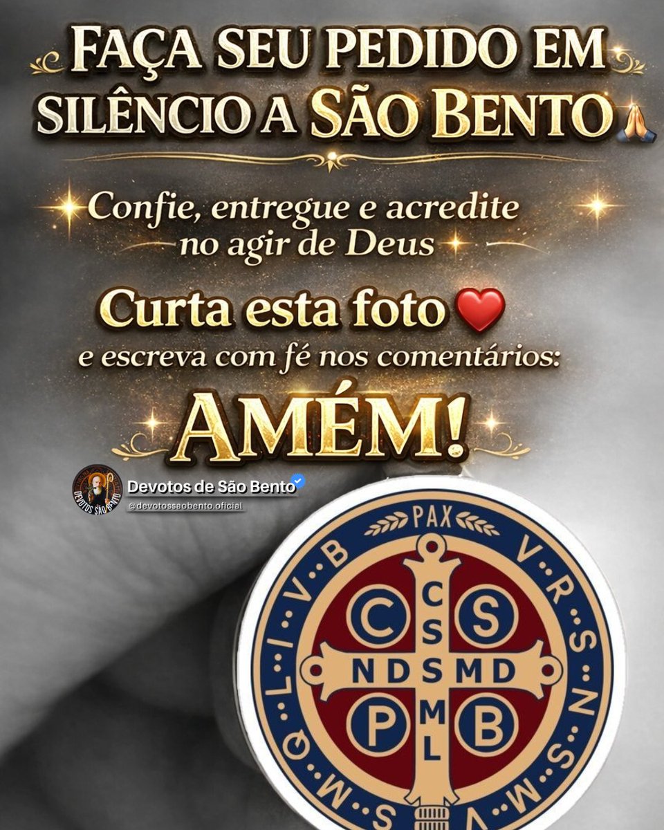 Devotos São Bento.oficial tweet media
