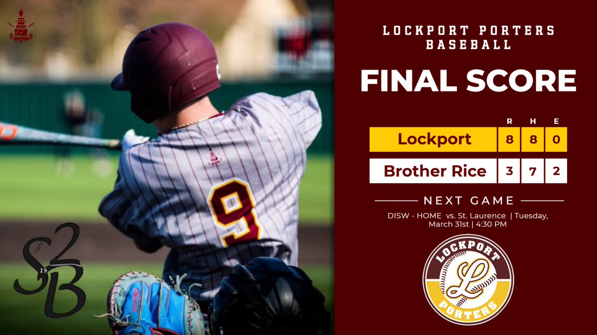 Lockport Porter Baseball tweet media