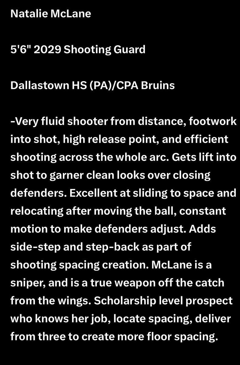 Natalie McLane tweet media