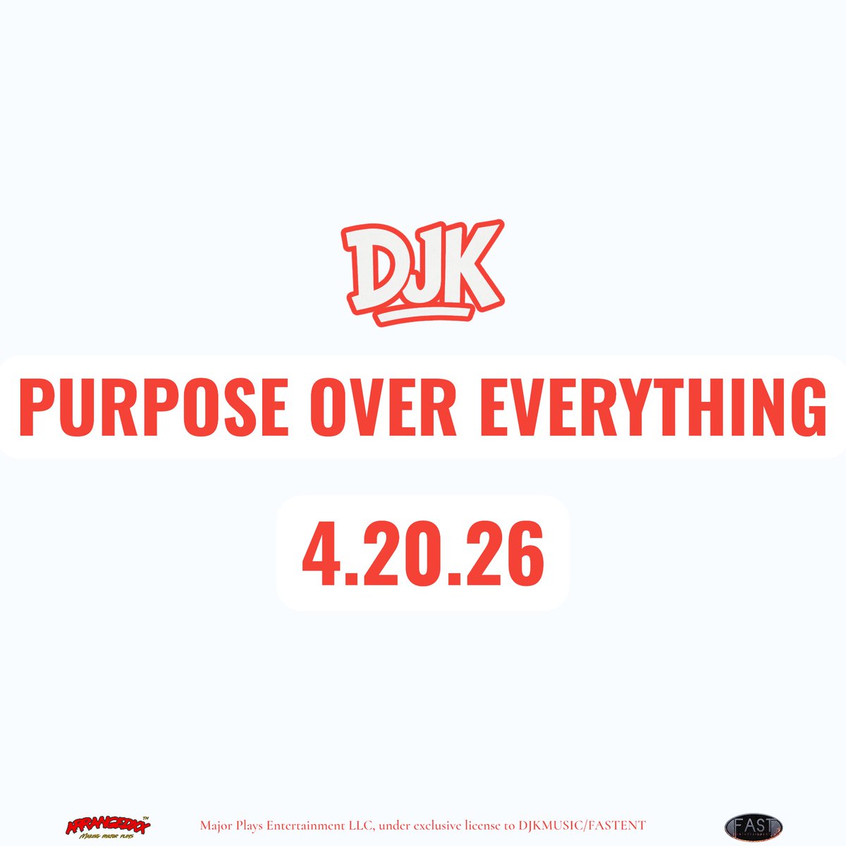 New Mixtape Droppin’ on 4•20 🔥🎵 
“Purpose Over Everything” 
#PurposeOverEverything #DJK ￼￼￼