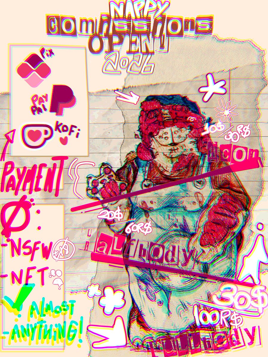 Nappy COMISSIONS OPEN - BDAY 04/18🎂 tweet media