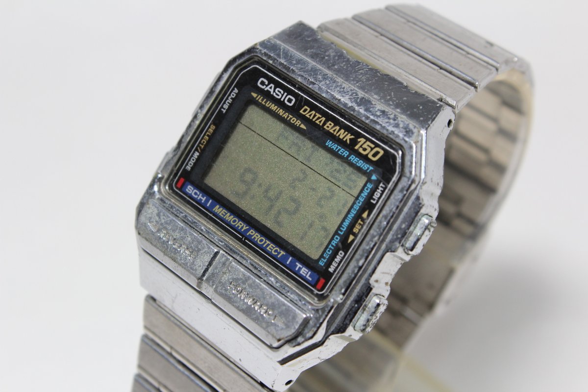 GshockTkhs's tweet photo. CASIO DB-1500 https://t.co/EBNsFL7Skt #databank #oldcasio #watchgift https://t.co/GaNW7rSzLc