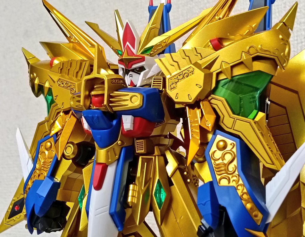 元祖SDガンダム 黄金神スペリオルカイザー 太陽神ゴッドカイザー 組み