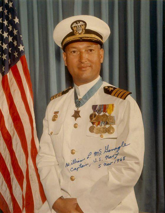 William L. McGonagle was the Commanding Officer of the USS Liberty (AGTR-5) on June 8, 1967, when the ship was attacked for over two hours by Israeli air and naval forces during the Six-Day War.

🇺🇸 McGonagle was severely wounded early in the attack (shrapnel, burns, blood loss).
