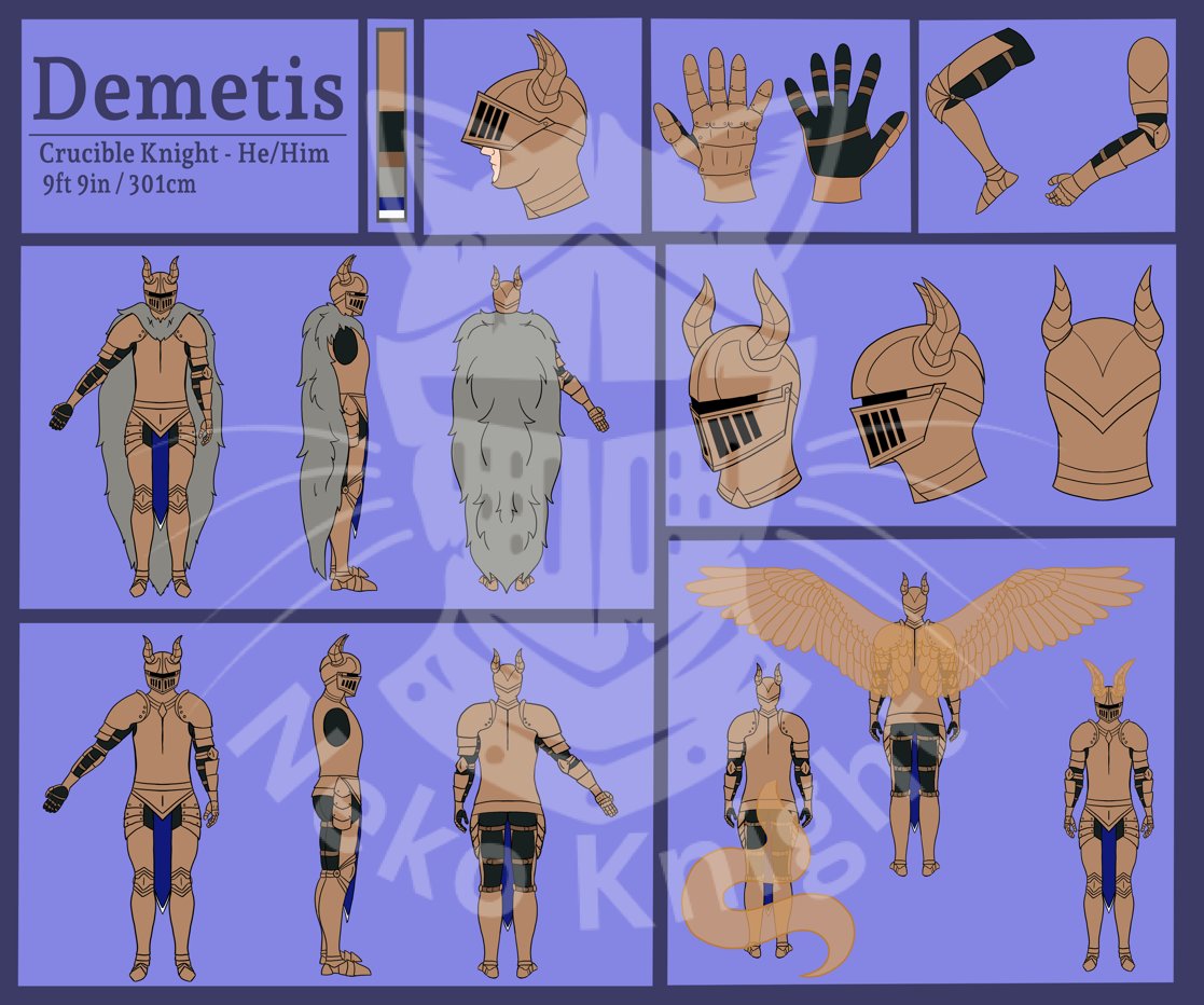 Neko_Knight_'s tweet image. Argyros and Demetis, my Elden Ring Knight OCs 🥹✨

#eldenring #crucibleknight #knight #originalcharacter #OCs