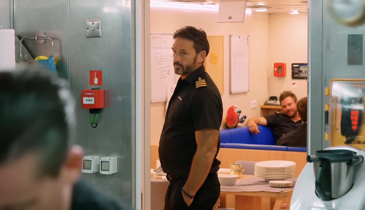 Dustin_Cone's tweet image. Captain Jason forced to play babysitter cause the Galley has so much tension is not the best use of his time 🫤 #BelowDeckDownUnder