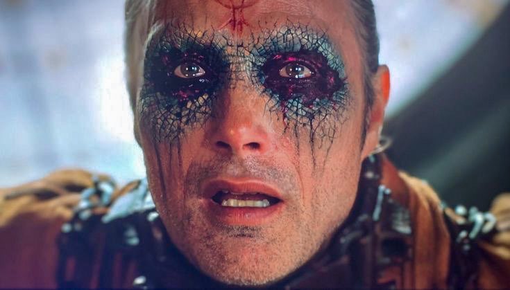 — Entire galaxies in his eyes.