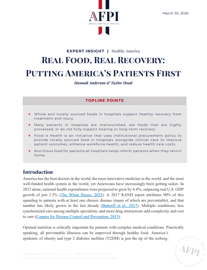 America First Policy Institute tweet media