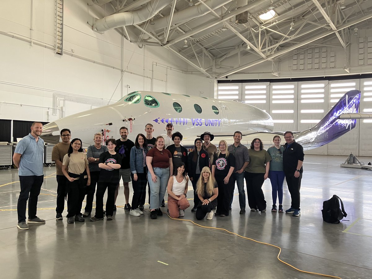 areslearning's tweet image. Friday's tour of Spaceport America and Virgin Galactic was spectacular as ever... here are a few approved photos from the Gateway to Space building!

Thanks to our hosts, the passionate astronauts, and all the participants. 🙏

#spaceeducation #spaceenthusiast #spaceexploration