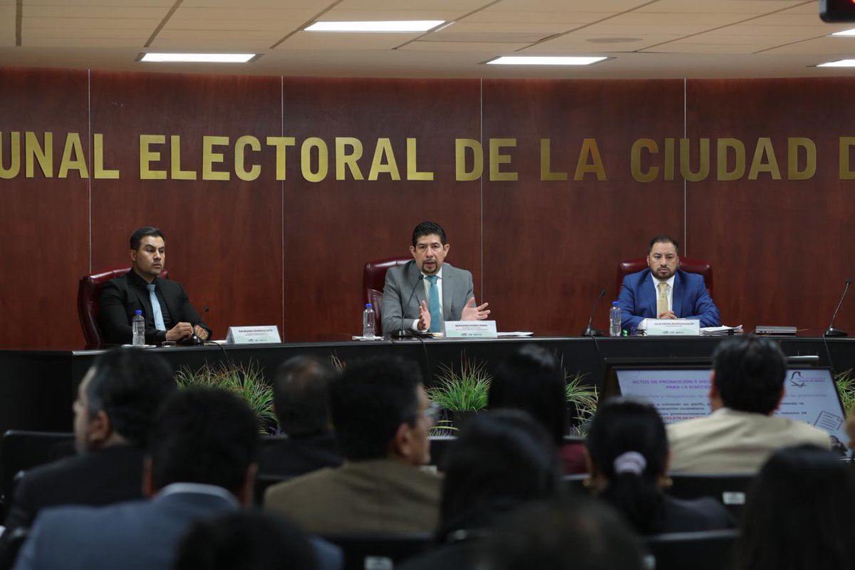 Tribunal Electoral de la Ciudad México tweet media