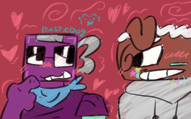 TheRusticDogs's tweet image. Woahwowowoaowowos a cakebox post after forever!!1!!1!11!!1 I must feed me n the other 5 cakebox fans I love this ship 🥹

#dandysworld #ships #cakebox #Boxten #cosmo #boxtenxcosmo #dw #art