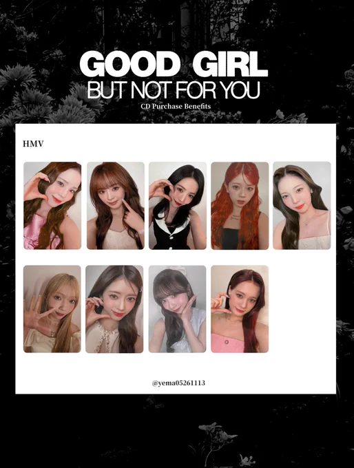 NiziU GOOD GIRL BUT NOT FOR YOU 通常盤 トレカ yema on X: 