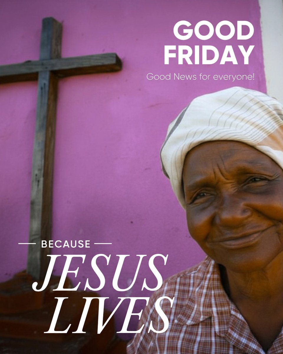 Good Friday is good because of the Good News of Christ's salvation. Jesus lives! ✝️ Stand with believers who share Him at all costs—even where the gospel is forbidden. 👉 febc.org.au/easter-appeal/  #Easter #Jesus #Hope