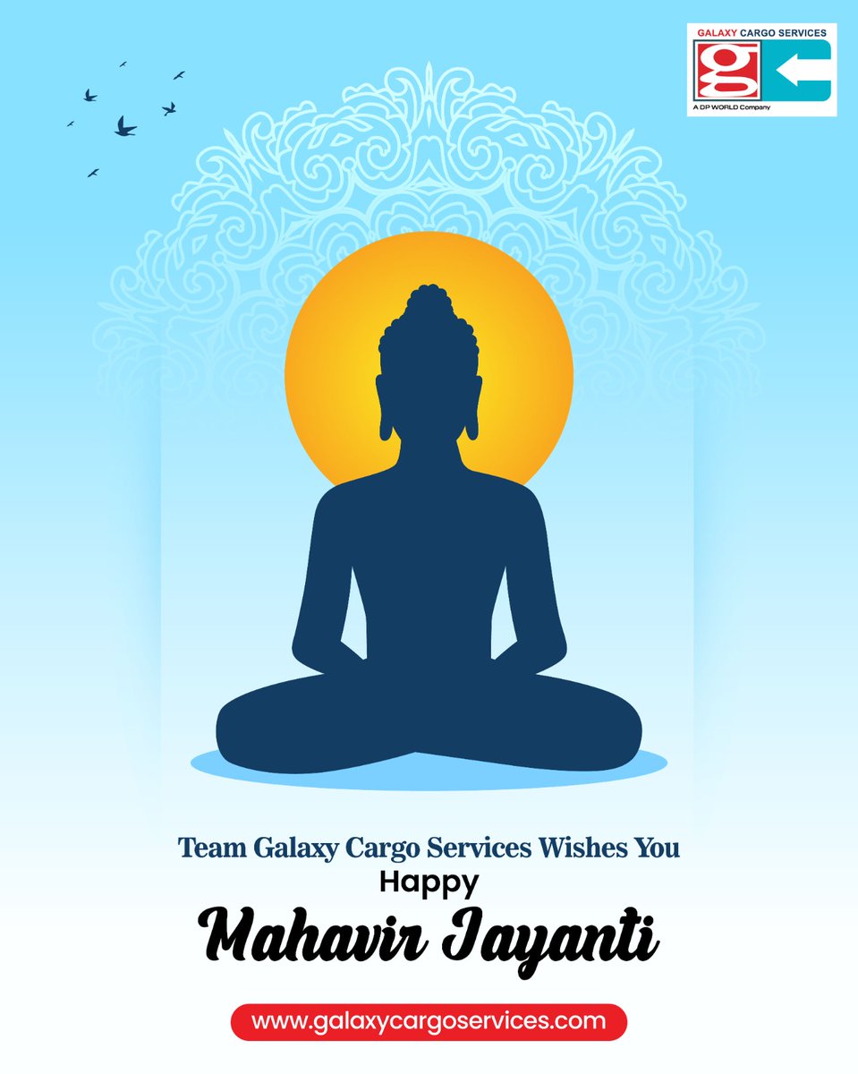 gcsllp's tweet photo. Observed with reverence and devotion, Mahavir Jayanti reflects enduring values of simplicity, compassion, and righteousness. 

Happy Mahavir Jayanti. May harmony and goodwill prevail.

#galaxycargoservices https://t.co/u2JEZvGW3F
