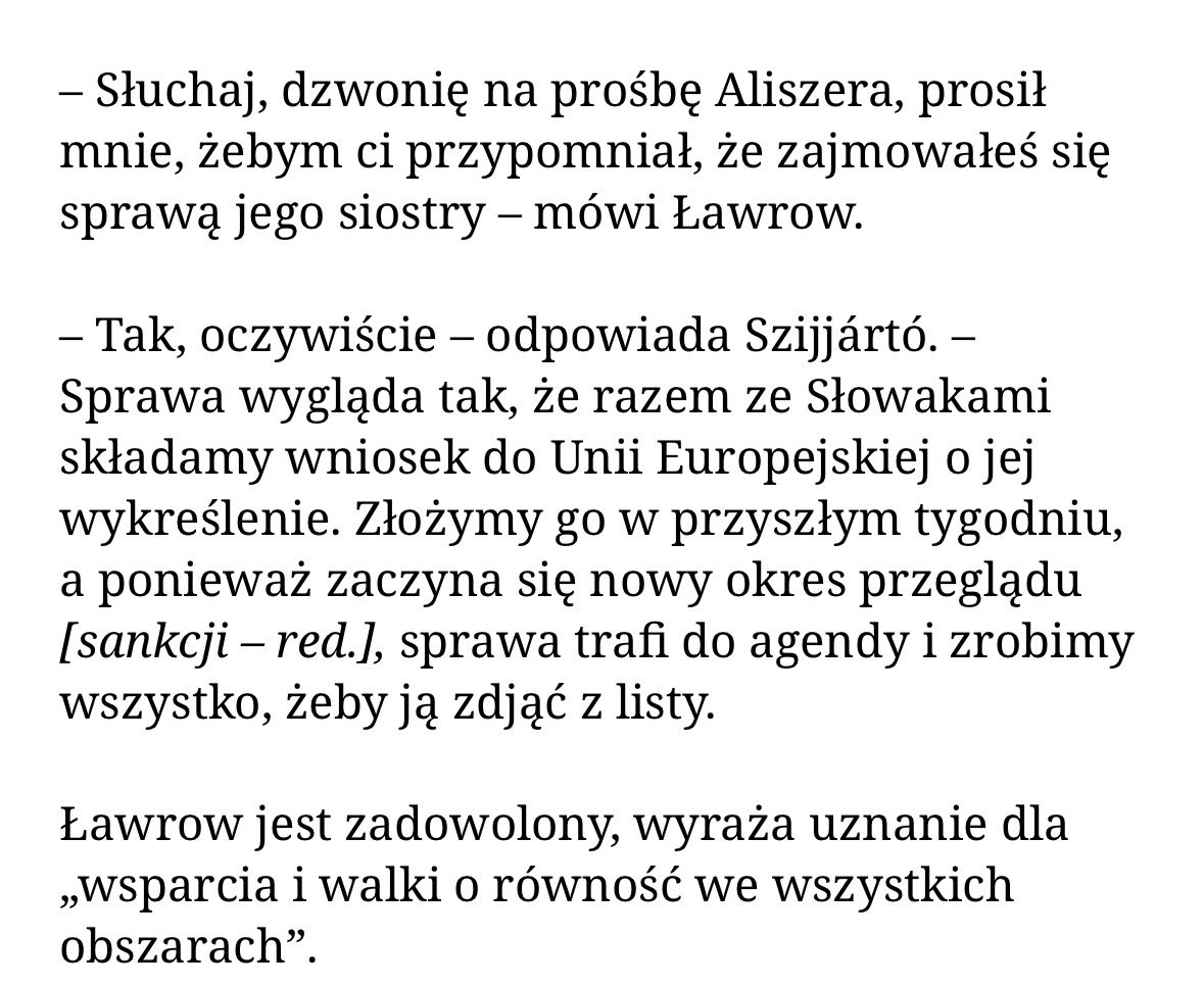 Szijjártó ustalający listy sankcyjne z Ławrowem. 
O tym na <a href="/FRONTSTORY_PL/">FRONTSTORY.PL</a> - Hotline z Kremlem.
#Węgry