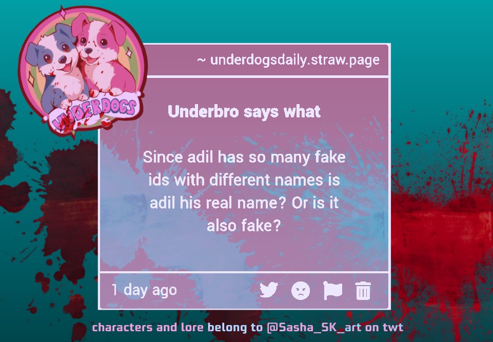 Daily Underdogs Lore! tweet media