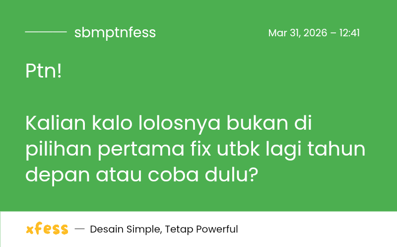 Jastip Bayar UTBK Cek Sorotan! tweet media