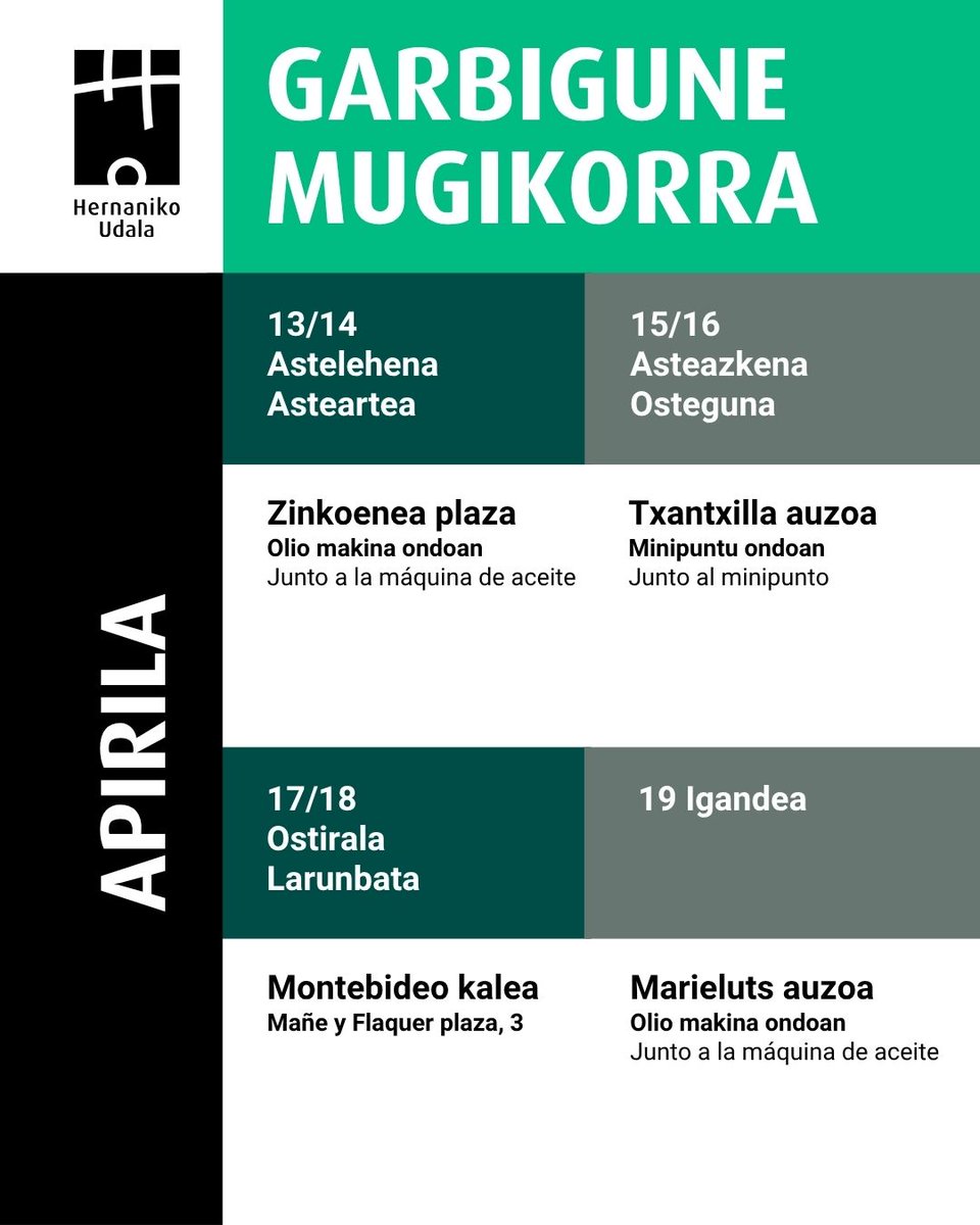 Hernaniko Udala tweet media