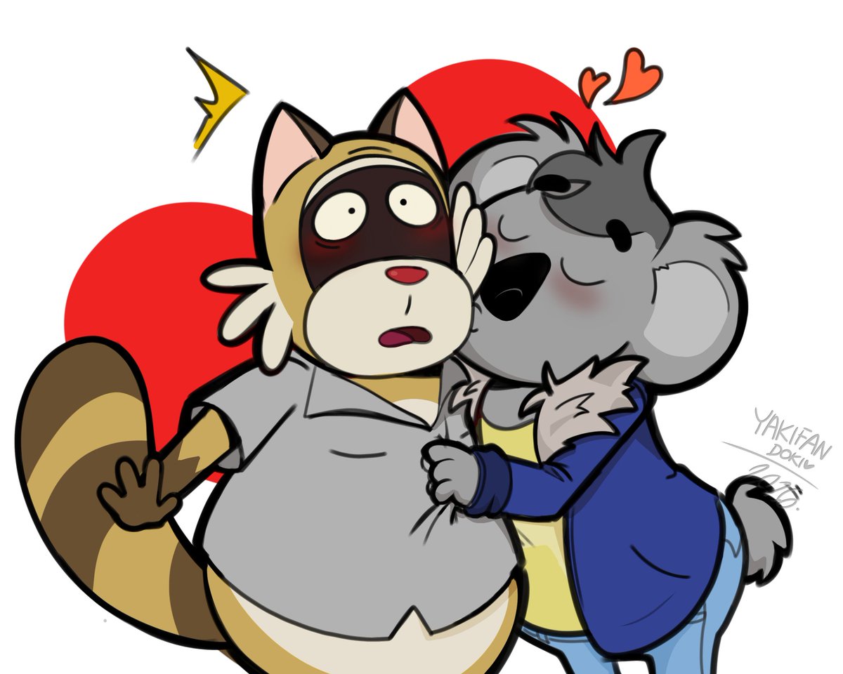 jackiedudezz's tweet image. Smooch! 🐨🩵 [Inspired by another RD artist] Thanks for commissioning me again! @iandrawsthingz 
#robotdreams #commsopen #commission #miamigorobot