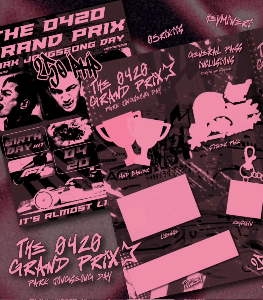 05rikiis's tweet photo. The formation lap begins. 🏁
A glimpse of the 𝟬𝟰𝟮𝟬 𝗚𝗿𝗮𝗻𝗱 𝗣𝗿𝗶𝘅 inclusion kit for ENGENEs who go full throttle for ENHYPEN Jay.
Stay tuned!
#THE0420GRANDPRIX #05CREATES #JAY #ENHYPEN https://t.co/4FTtIGUyPv