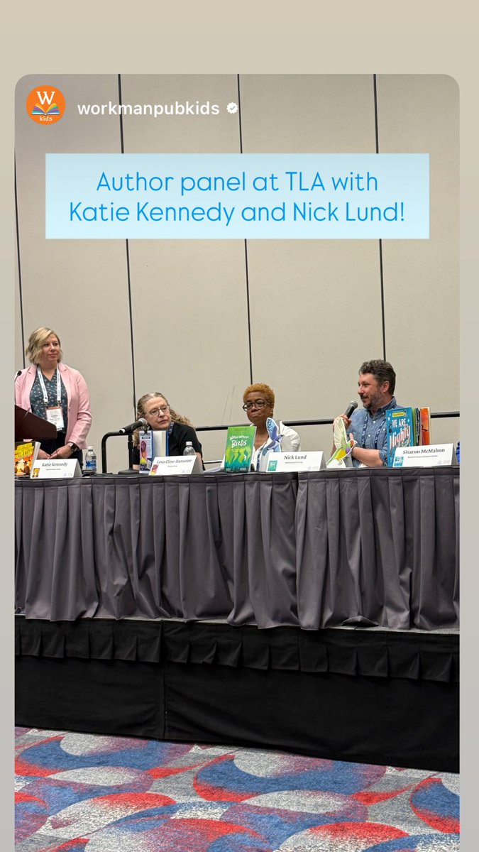 TheBirdist's tweet photo. So much fun at the Texas Library Association conference today talking about WORLD WITHOUT BIRDS. I’m proud of this book, proud to work with @WorkmanPub, and so impressed by all the incredible librarians working in Texas. https://t.co/Xx9OT2uqm1