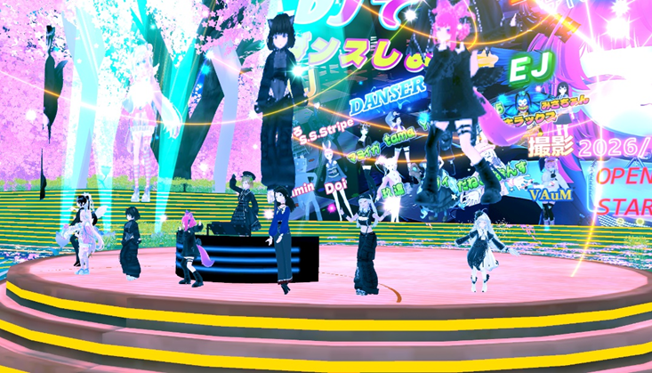 takaho0321's tweet image. #VRダンス
#DJ
#cluster
”DJでダンスしようⅢ”に参加しました。
すてきなDJ、すてきな踊りでした。
ありがとうございます。

cluster.mu/e/a1b3f0f5-8a8…