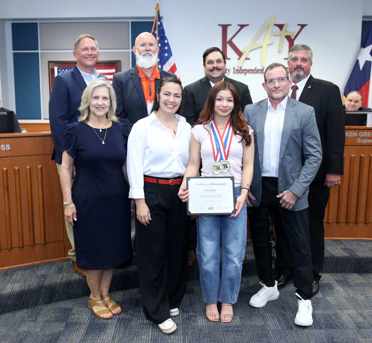 katyisd's tweet photo. Trustees met for the March Regular Board Meeting to review reports, recognize student and campus achievements and take action on several items supporting district operations and future planning. https://t.co/iqttQ78CfH