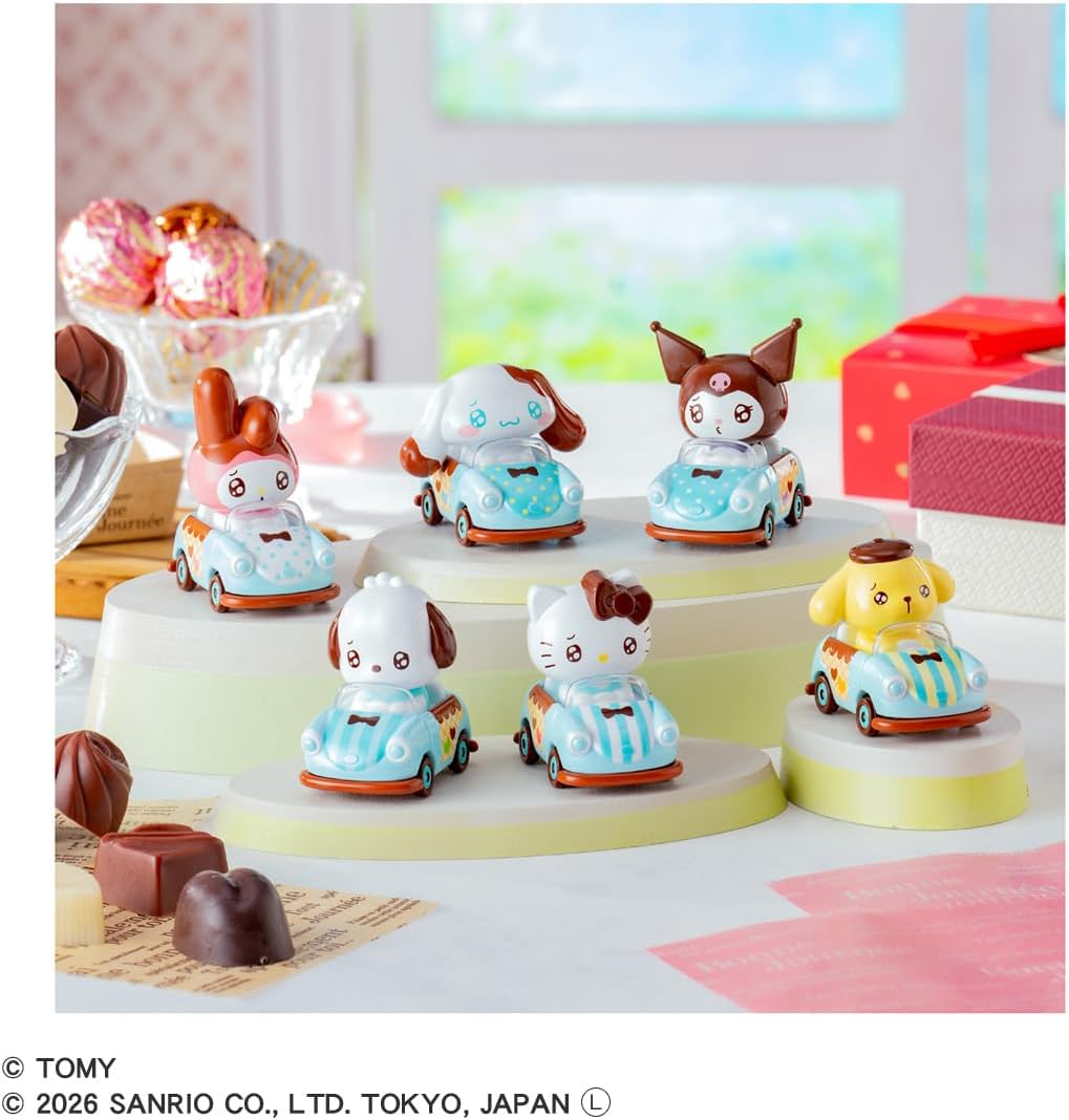 【新品】トミカチューンズ サンリオ シークレットあり セミコンプリート【6種】 BOX販売(6ヶ入)】ドリームトミカ TOMICA TUNES SANRIO CHARACTERS Vol