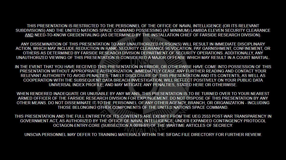 blazingb00mrang's tweet photo. "The United Earth Government 2553 Post-War Transparency in Government Act guarantees the public access to information critical to the democratic process and ensures accountability within the UEG and UNSC, for the benefits all citizens."
https://t.co/SiXqyZlp4C
#CRASH #Machinima #TheFarsideFiles