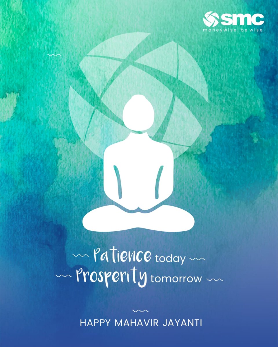 smcglobal's tweet image. May the timeless teachings of Lord Mahavir inspire us to live with humility, kindness, and integrity.

SMC Group wishes everyone a blessed Mahavir Jayanti.

#MahavirJayanti #PathOfPeace #NonViolence #Wisdom #FestiveGreetings #SMCGroup #TogetherWeGrow