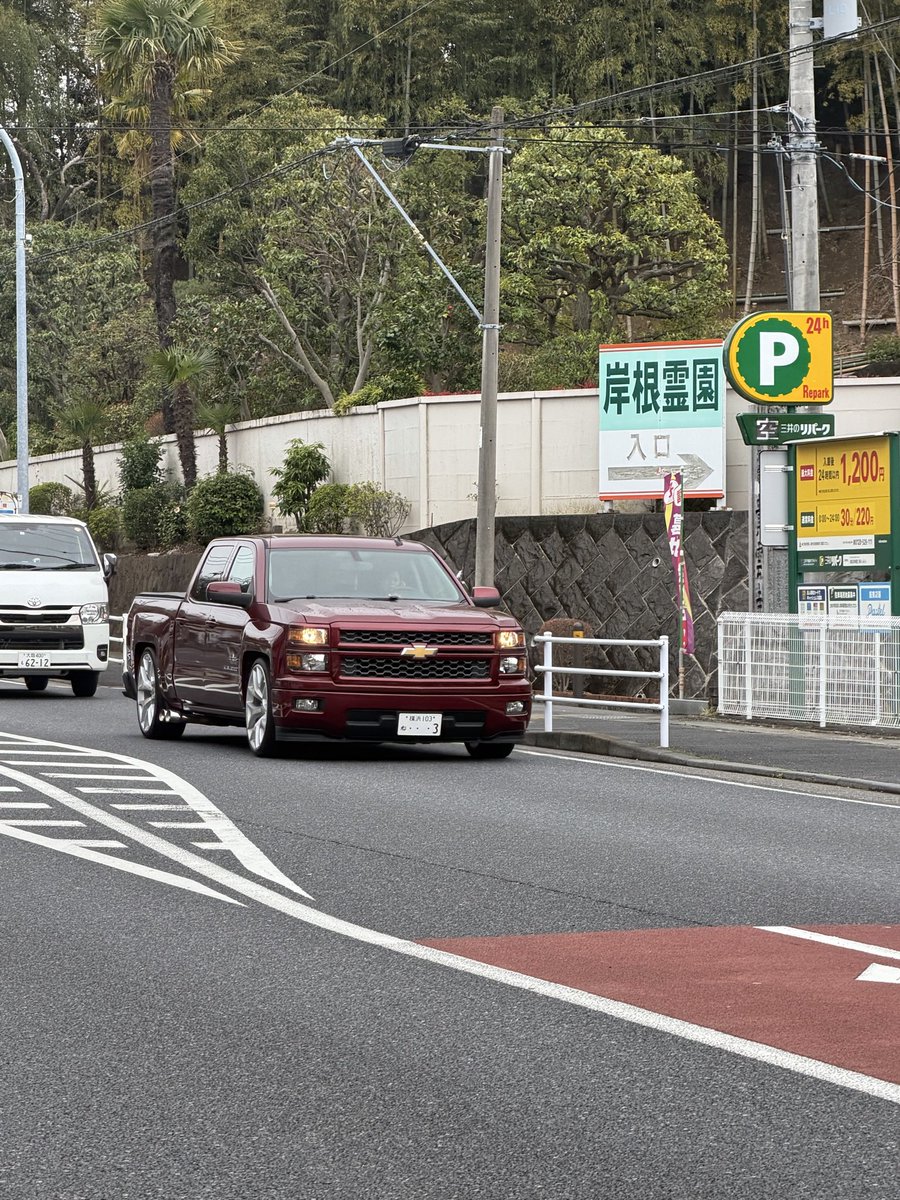 If there’s one guy just revelling in the Japanese/American X crossover it’s this guy driving a 2015-2020 Silverado crew cab in Yokohama the last time I was there. Love to see it!