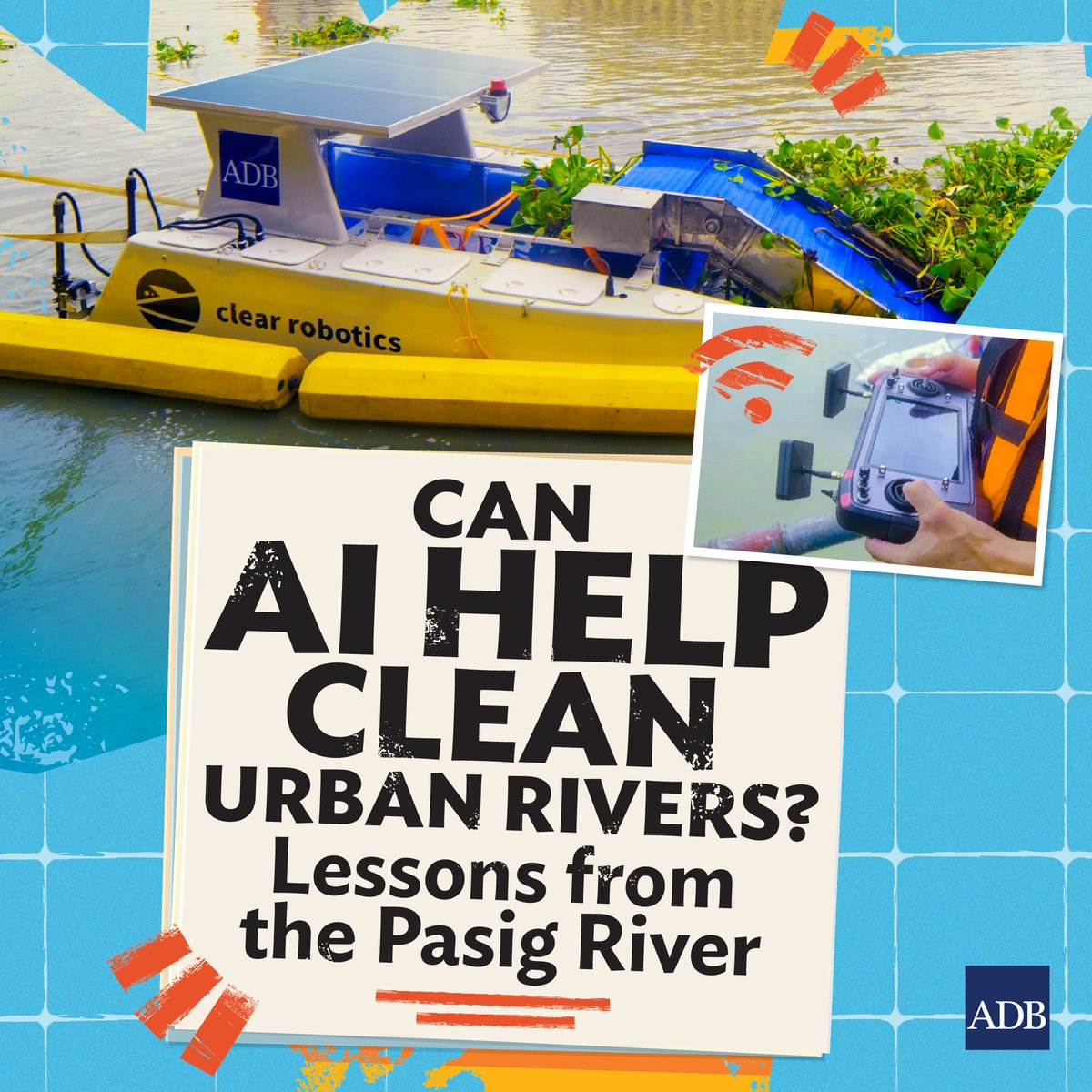 Urban rivers across the region are under growing pressure from pollution, rapid urbanization, and the impacts of rising temperatures.

Our article looks at a pilot project in the Philippines and shows how AI and data can support smarter river management: x.com/i/web/status/2…
