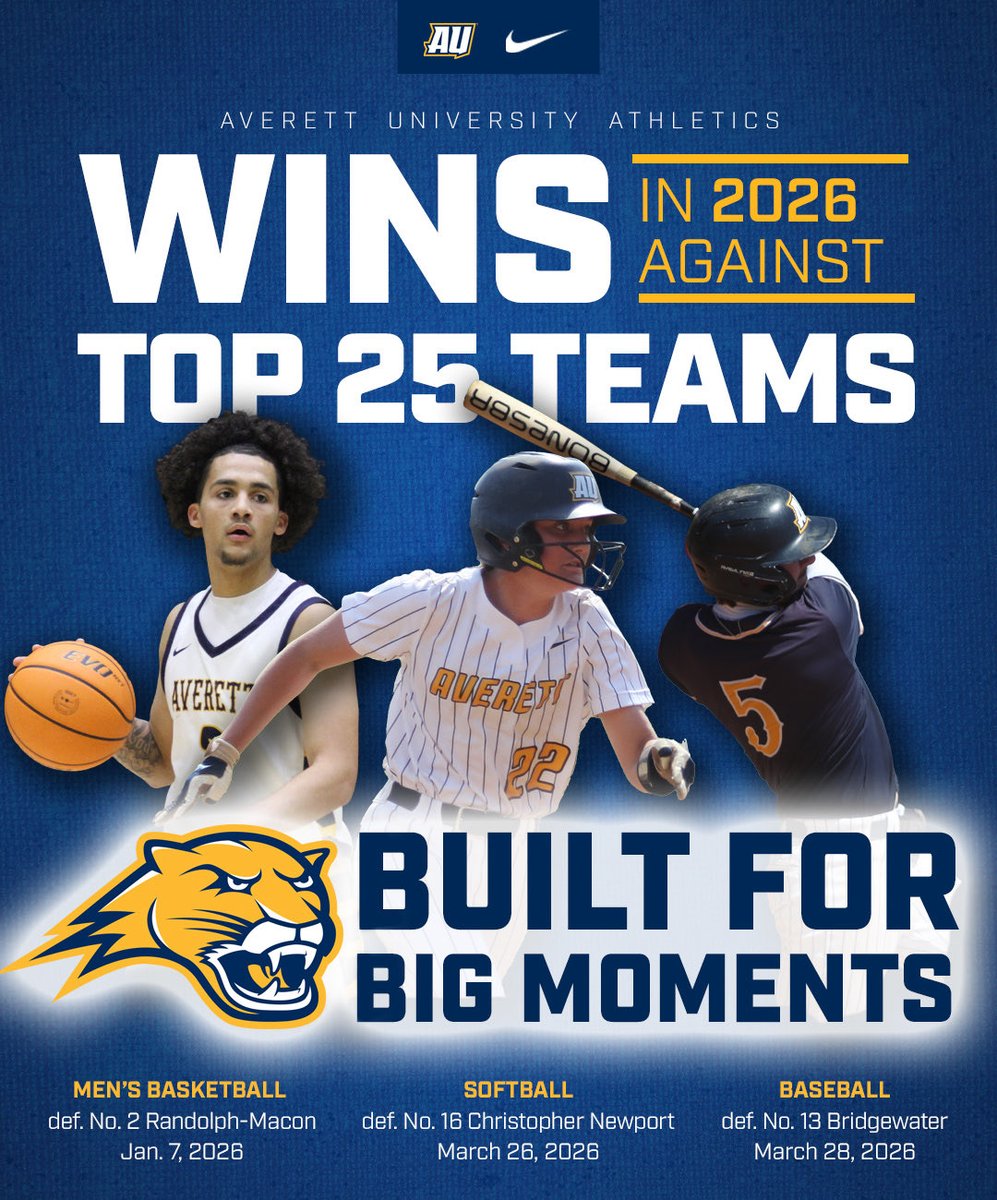 Averett Athletics tweet media