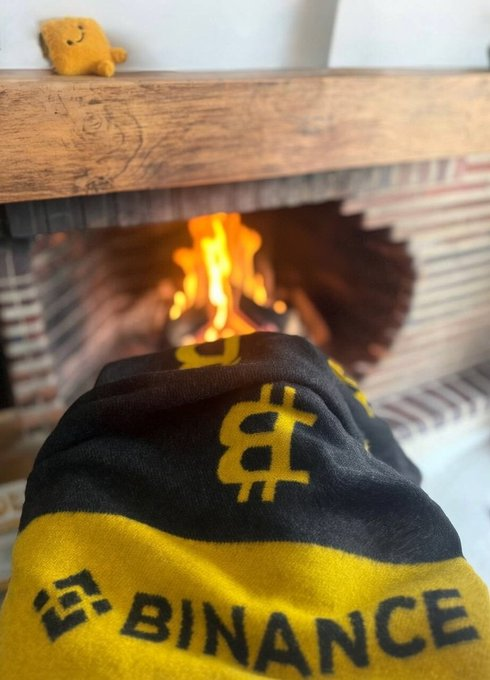 G_Crypto_News's tweet photo. Nothing beats a crackling fire and my favorite blanket. This is the life 💛 https://t.co/RfKw9ODilN