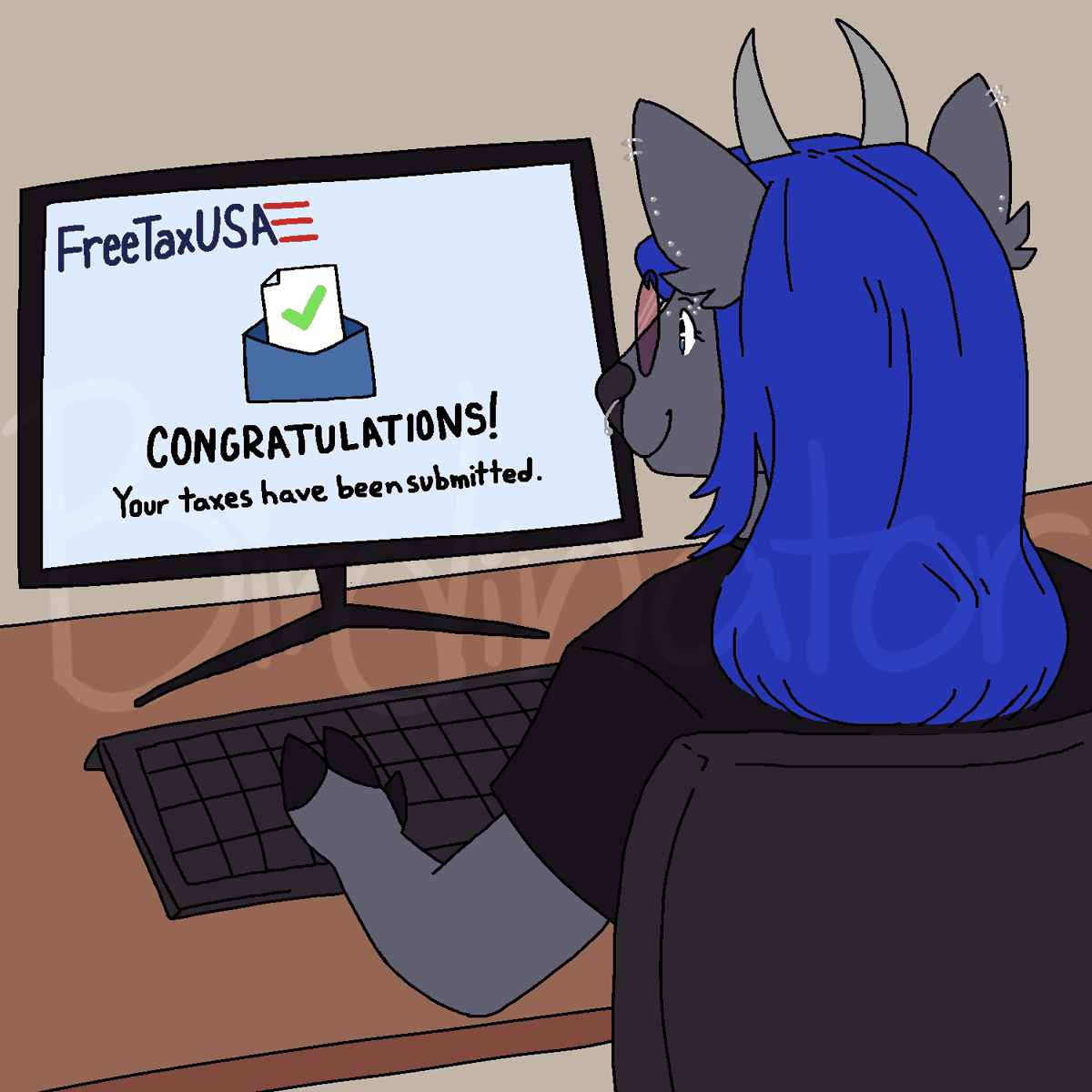gottard1643's tweet photo. in celebration of getting my taxes done. ty @Birdinator_ https://t.co/yQqRmILd41