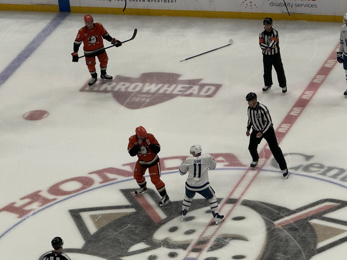 markhmasters's tweet image. Domi and Gudas go three seconds in