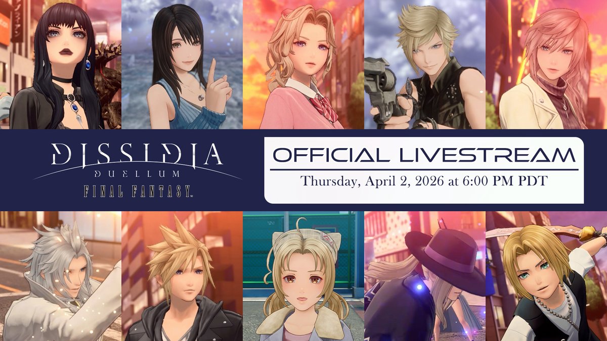 DISSIDIA DUELLUM FINAL FANTASY (EN) tweet media